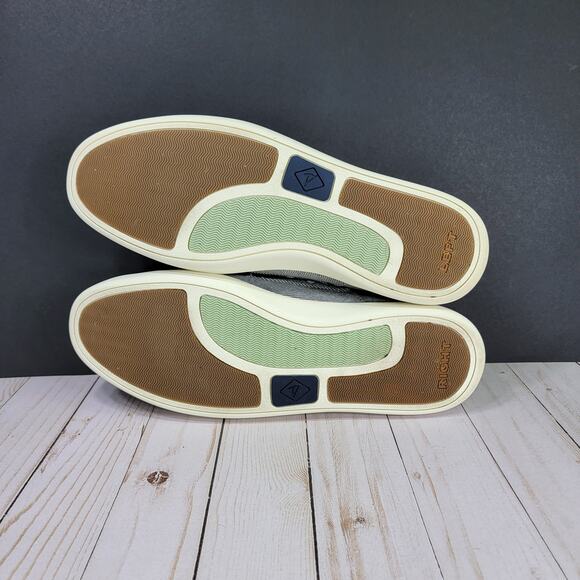 Sperry Mens Outer Banks Boat Shoes, Grey, size 13. - Picture 7 of 7